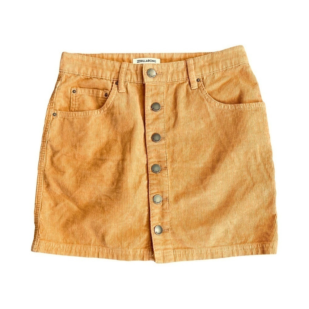 Billabong | Honey Gold Good Life Cord Mini Skirt, Size 28 (Small)